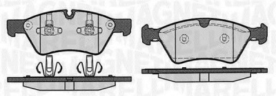 MAGNETI MARELLI 363916060639 -  Комплект тормозных колодок, дисковый тормоз